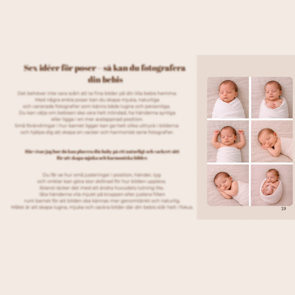 Så fotograferar du din baby hemma